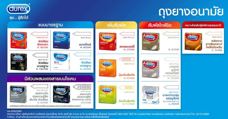 Durex Condom,Durex Excita Condom 52mm (3 pcs x 3 boxes), Durex,ถุงยางอนามัยผิวไม่เรียบแบบขีด,ถุงยางอนามัย,ถุงยางอนามัยDurex,Condom