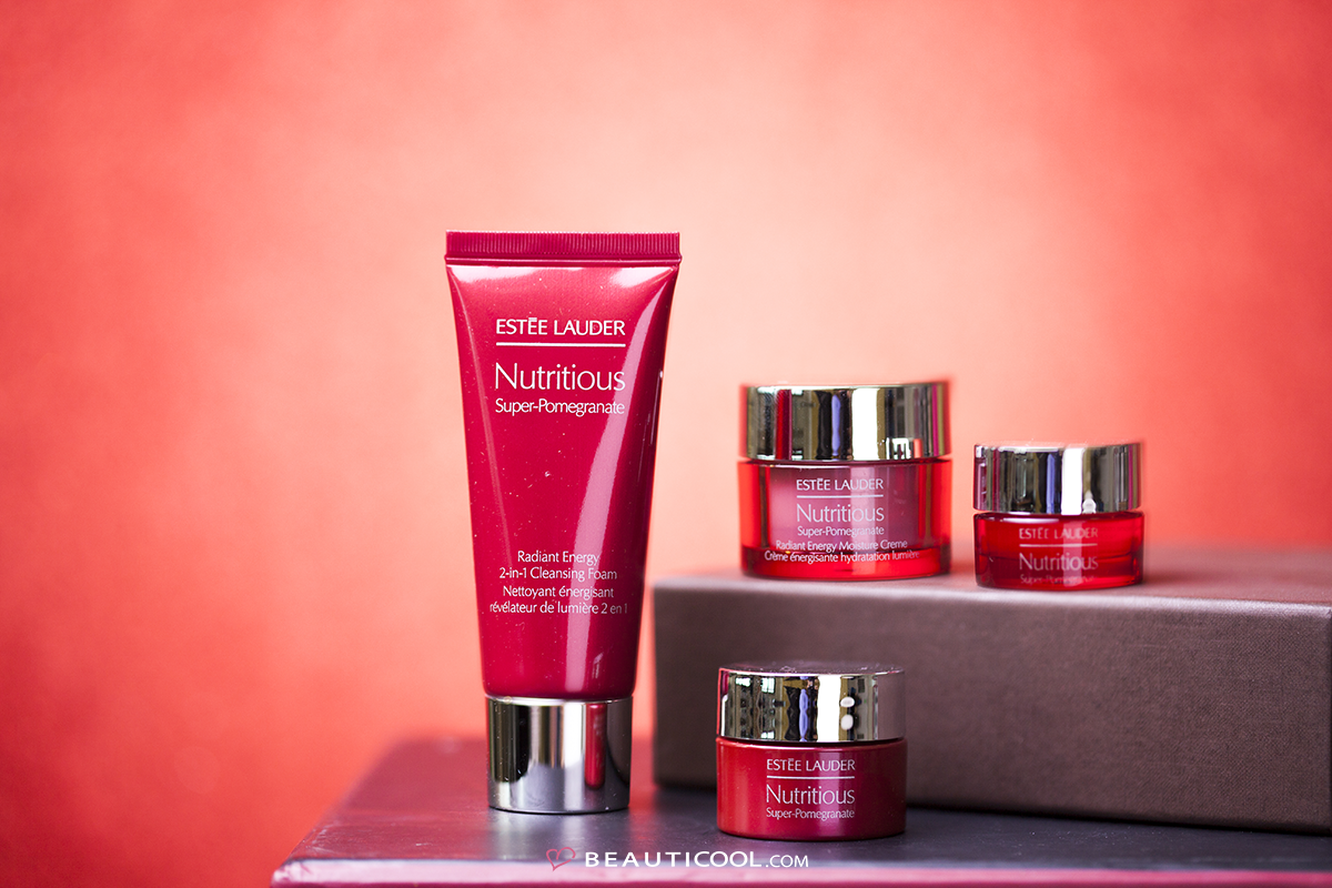 Estee Lauder , Nutritious Super Pomegranate , Energy 2-in-1 Cleansing Foam ,Super-Pomegranate Radiant