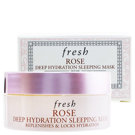 Fresh Rose Deep Hydration Sleeping Mask 70 ml. มาสก์ทรีทเมนท์ 2 ขั้นตอนที่ได้รับการออกแบบมาเพื่อคืนความชุ่มชื้น พร้อมเก็บกักความชุ่มชื้น ไว้ภายใต้ชั้นผิวตลอดคืน เพื่อผลลัพธ์สู่ผิวอ่อนนุ่ม เปล่งปลั่ง ดูอิ่มน้ำ ในยามเช้า