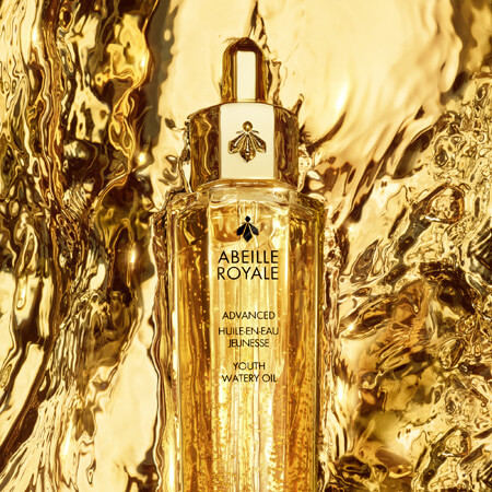 GUERLAIN Abeille Royale Advanced Youth Watery Oil 5 ml สูตรใหม่ล่าสุด! เข้มข้นขึ้นกว่าเดิม ฟื้นฟูได้เร็วขึ้น 9 เท่า ให้ผิวอิ่มฟู เรียบเนียน กระจ่างใส